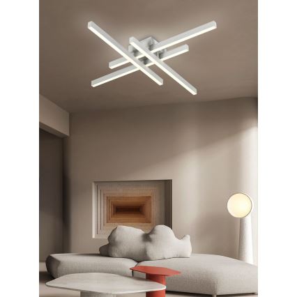 Top Light - Lámpara de techo LED regulable CROSS LED/50W/230V 3000-6500K + control remoto