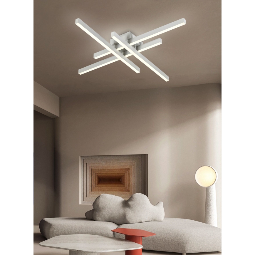 Top Light - Lámpara de techo LED regulable CROSS LED/50W/230V 3000-6500K + control remoto