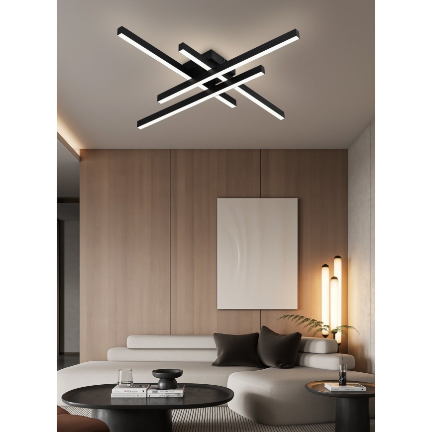 Top Light - Lámpara de techo LED regulable CROSS LED/50W/230V 3000-6500K + control remoto