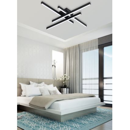 Top Light - Lámpara de techo LED regulable CROSS LED/50W/230V 3000-6500K + control remoto