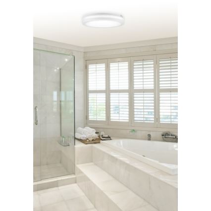 Top Light - Lámpara LED de baño COMET LED/15W/230V 3000/4000/6500K IP54 diá. 20 cm blanco