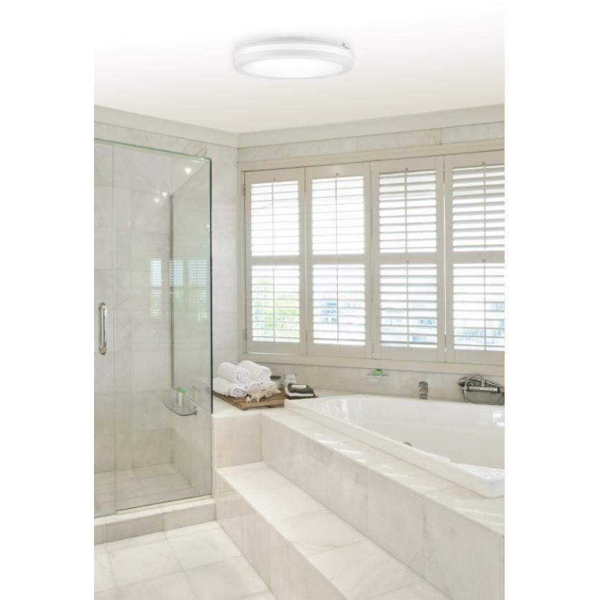 Top Light - Lámpara LED de baño COMET LED/15W/230V 3000/4000/6500K IP54 diá. 20 cm blanco