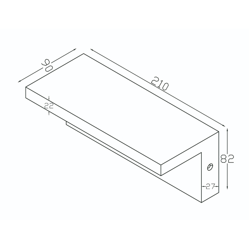 Top Light - Aplique de pared LED para exterior con sensor de movimiento ELON LED/10W/230V 3000/4000/6000K IP54 negro