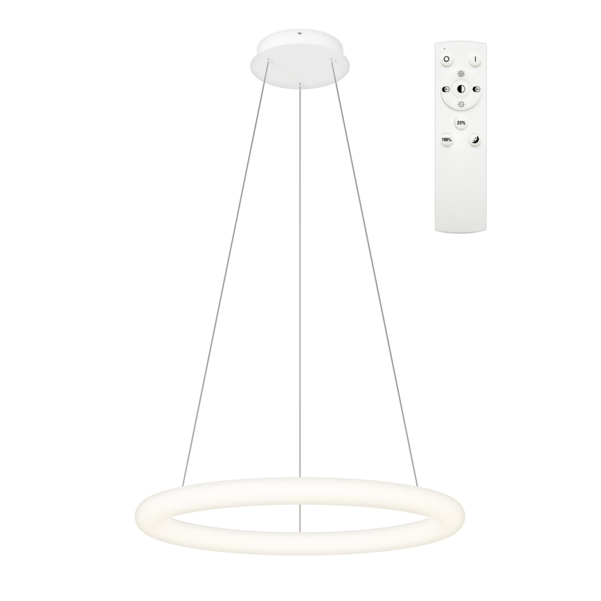 Top Light - Lámpara colgante LED regulable RINGO LED/40W/230V 3000-6500K blanca + mando a distancia
