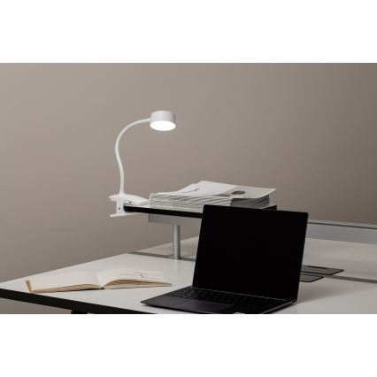Top Light - Lámpara de mesa LED táctil regulable con pinza BELLA LED/4,8W/5V 3000-6500K blanco