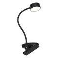 Top Light - LED Lámpara de mesa táctil regulable con clip BELLA LED/4,8W/5V 3000-6500K negra