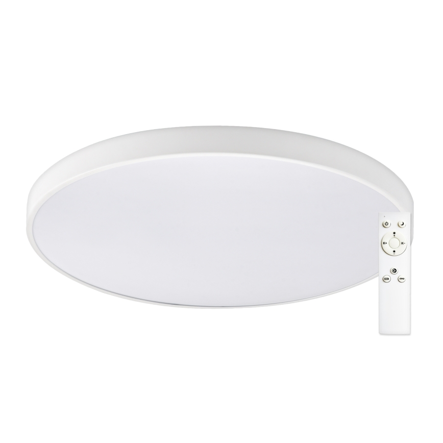 Top Light - Lámpara de techo LED regulable para baño PETAL LED/60W/230V 3000-6500K IP44 Ø 59 cm blanca + mando a distancia