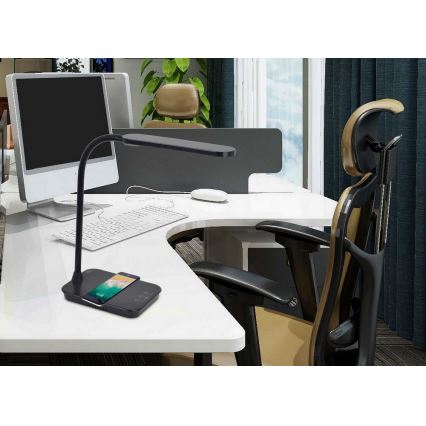 Top Light Luisa C - Lámpara de mesa LED regulable LUISA LED/5W/230V negro