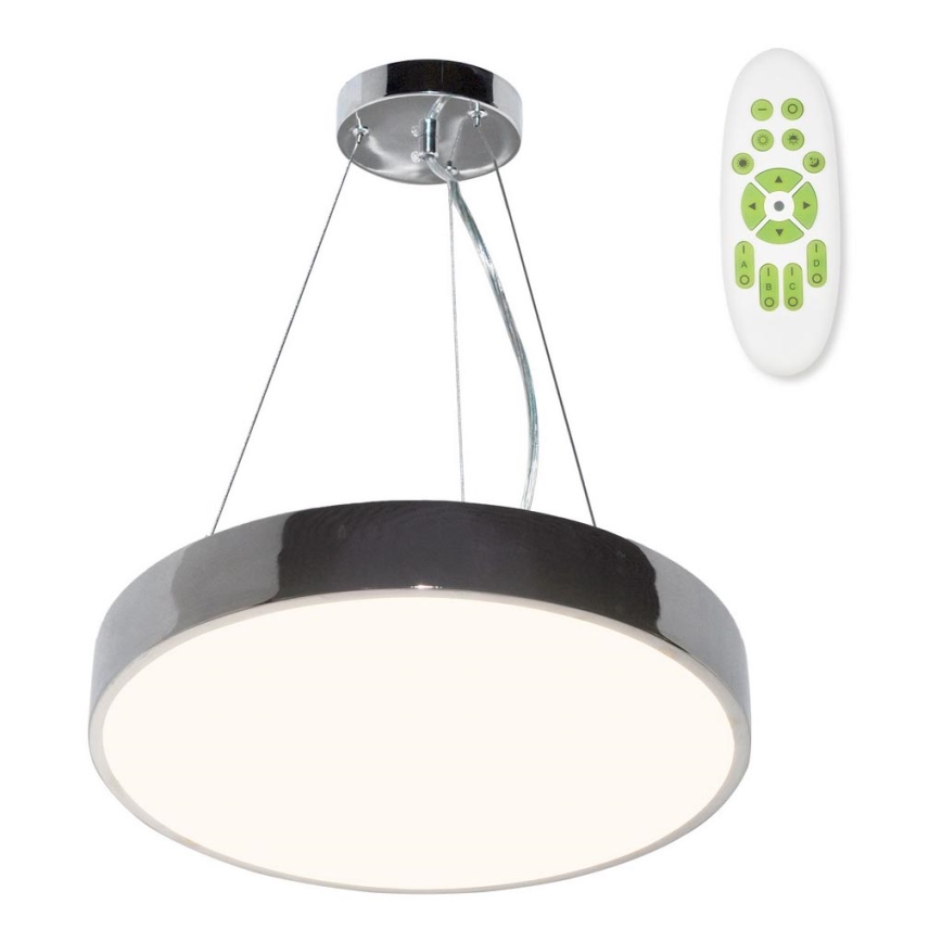 Top Light Metal 40CRZ RC - Lámpara LED regulable en cadena METAL LED/51W/230V cromo brillante + mando a distancia
