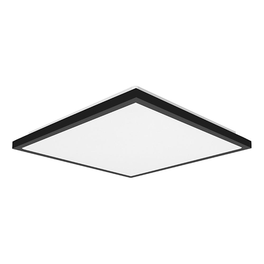 Top Light - Plafón LED de baño ONYX LED/24W/230V IP44 3000/4000/6500K 38x38 cm negro