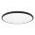 Top Light - Plafón LED de baño ONYX LED/24W/230V IP44 3000/4000/6500K diá. 39 cm negro