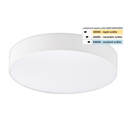 Top Light - Plafón LED de baño PETAL LED/24W/230V IP44 3000/4000/6500K diá. 35 cm blanco