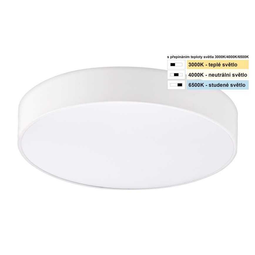Top Light - Plafón LED de baño PETAL LED/24W/230V IP44 3000/4000/6500K diá. 35 cm blanco
