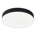 Top Light - Plafón LED de techo para baño SPIRIT, 24W, 230V, 3000/4000/6500K, IP44, Ø 30 cm, negro