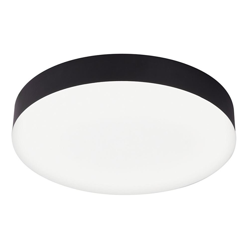 Top Light - Plafón LED de techo para baño SPIRIT, 24W, 230V, 3000/4000/6500K, IP44, Ø 30 cm, negro