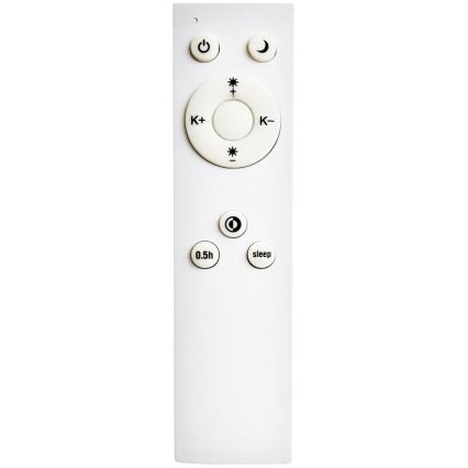 Top Light - Plafón LED regulable LED/51W/230V d. 50 cm 3000-6500K + CR blanco/beige