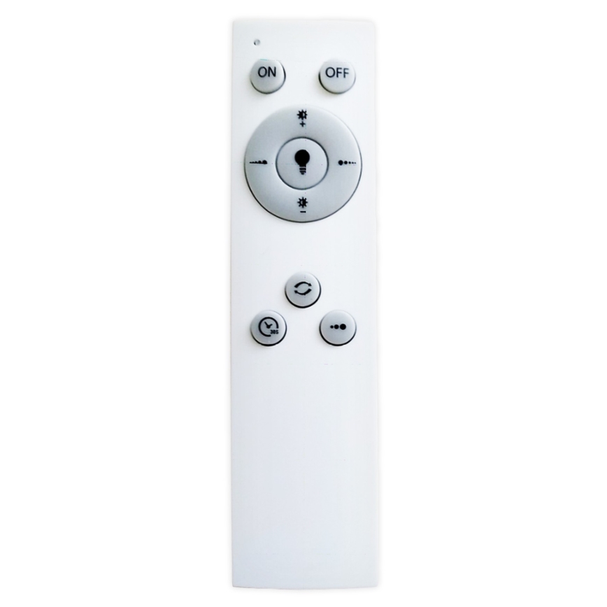 Top Light - Plafón LED regulable IVONA 40B RC LED/24W/230V + control remoto blanco