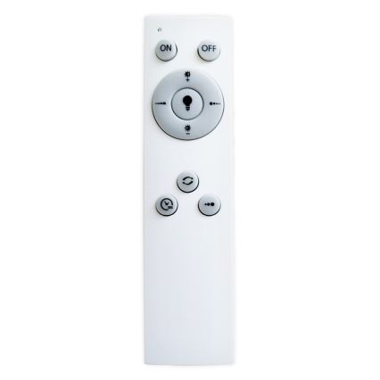 Top Light - Plafón LED regulable IVONA 40C RC LED/24W/230V + control remoto negro