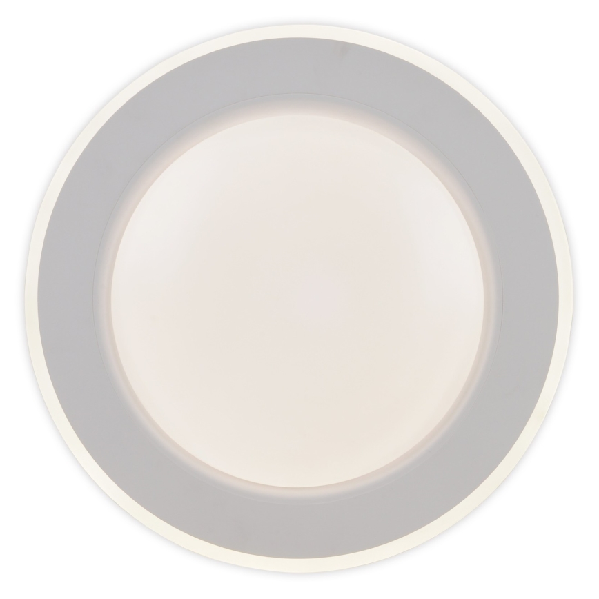 Top Light - Plafón LED regulable NORMAN LED/51W/230V diá. 39 cm blanco + control remoto