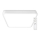 Top Light - Plafón LED regulable METAL LED/60W/230V cuadrado blanco + control remoto