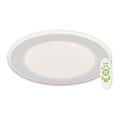 Top Light - Plafón LED regulable NORMAN LED/51W/230V diá. 39 cm blanco + control remoto