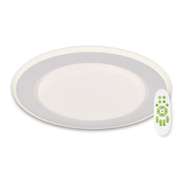 Top Light - Plafón LED regulable NORMAN LED/51W/230V diá. 39 cm blanco + control remoto