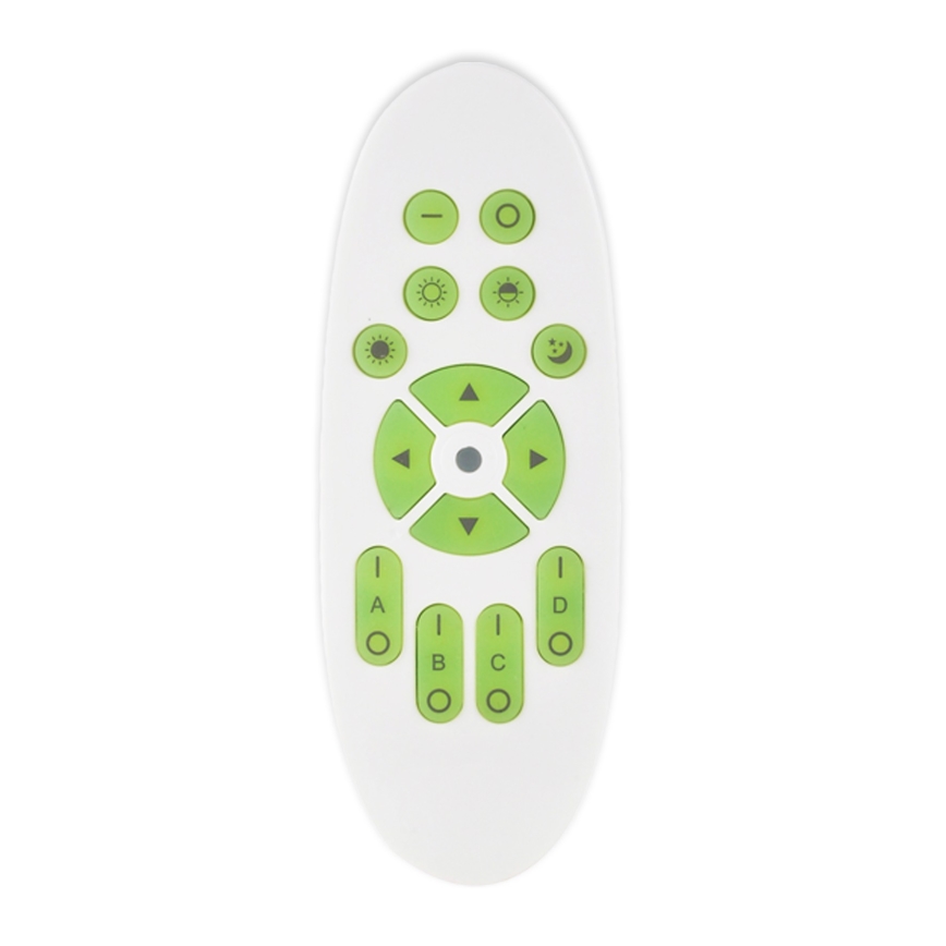 Top Light - Plafón LED regulable NORMAN LED/51W/230V diá. 39 cm negro + control remoto