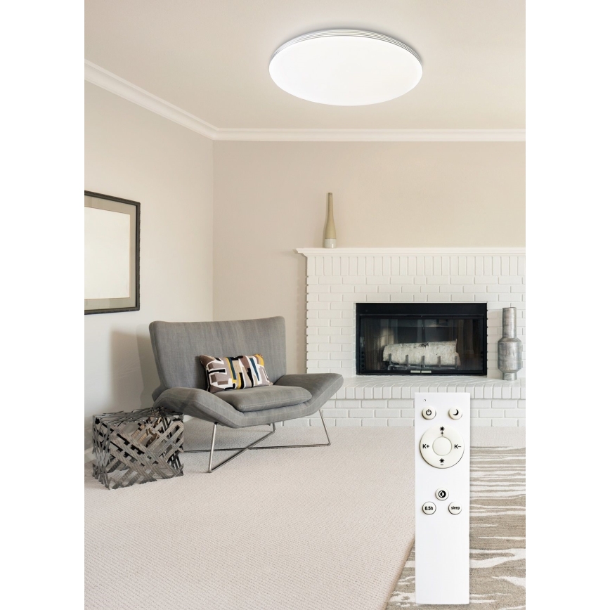 Top Light - Plafón LED regulable OCEAN LED/36W/230V 3000-6500K + control remoto