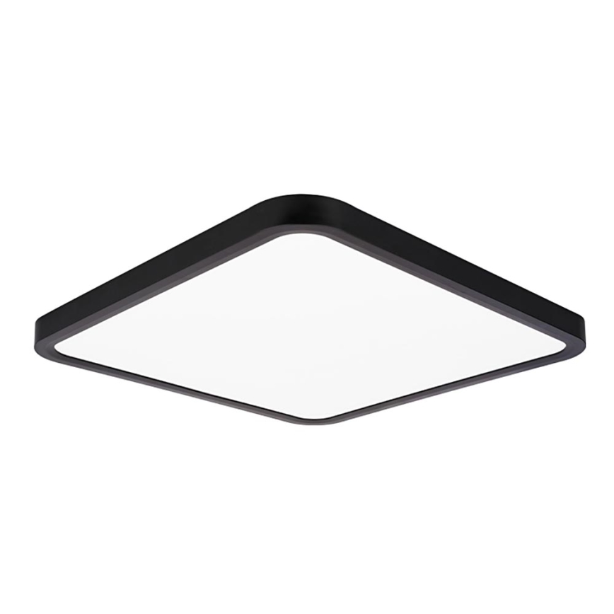 Top Light - Plafón LED regulable REVIT LED/36W/230V 3000-6500K 40x40 cm negro + control remoto