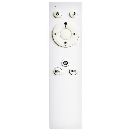 Top Light - Plafón LED regulable REVIT LED/70W/230V 3000-6500K diá. 75 cm blanco + control remoto