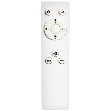 Top Light - Plafón LED regulable REVIT LED/70W/230V 3000-6500K diá. 75 cm negro + control remoto