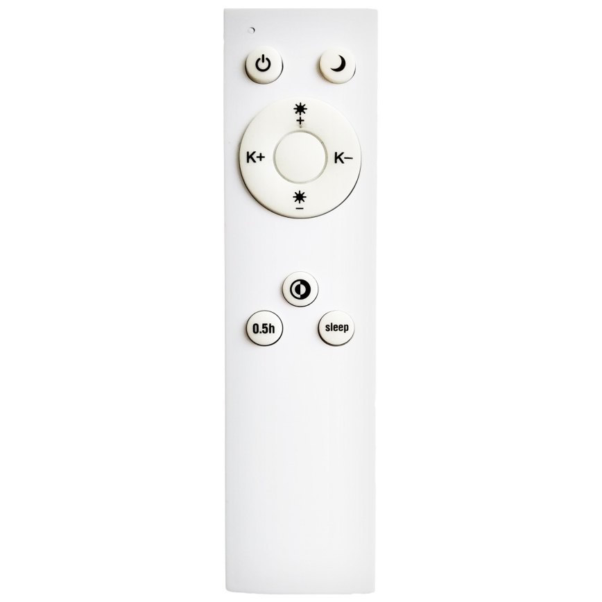 Top Light - Plafón LED regulable SALERNO LED/60W/230V 3000-6500K diá. 60 cm blanco + control remoto
