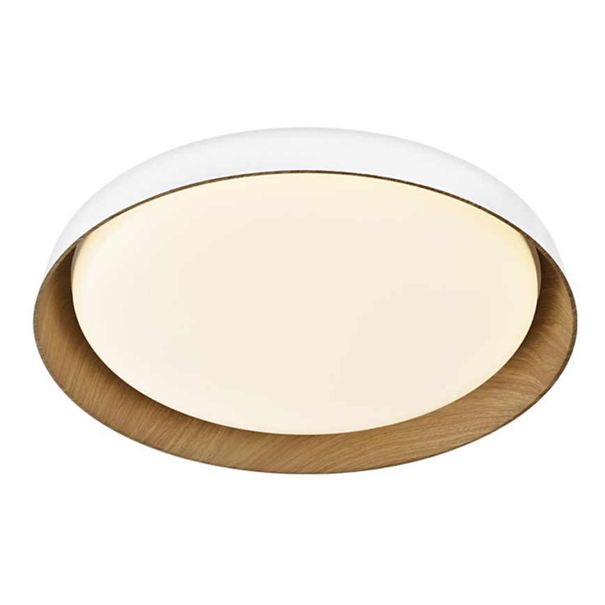 Top Light - Plafón LED regulable SATELLITE LED/36W/230V 3000-6500K diá. 43 cm blanco/marrón + control remoto
