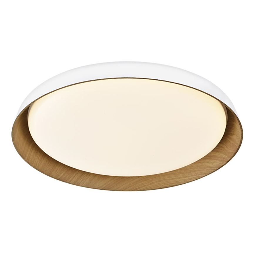 Top Light - Plafón LED regulable SATELLITE LED/48W/230V 3000-6500K diá. 53 cm blanco/marrón + control remoto