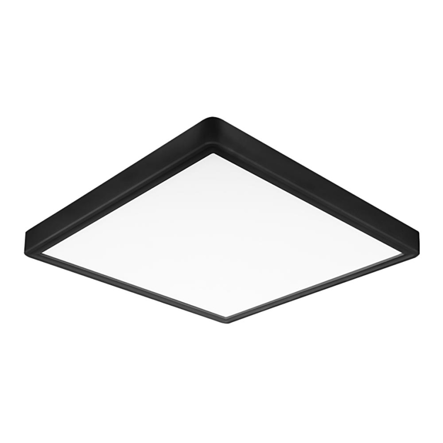 Top Light - Plafón LED REVIT LED/24W/230V 3000/4000/6500K 30x30 cm negro