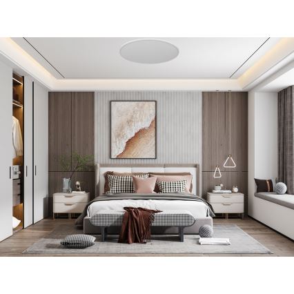 Top Light - Plafón LED REVIT LED/24W/230V 3000/4000/6500K diá. 30 cm blanco