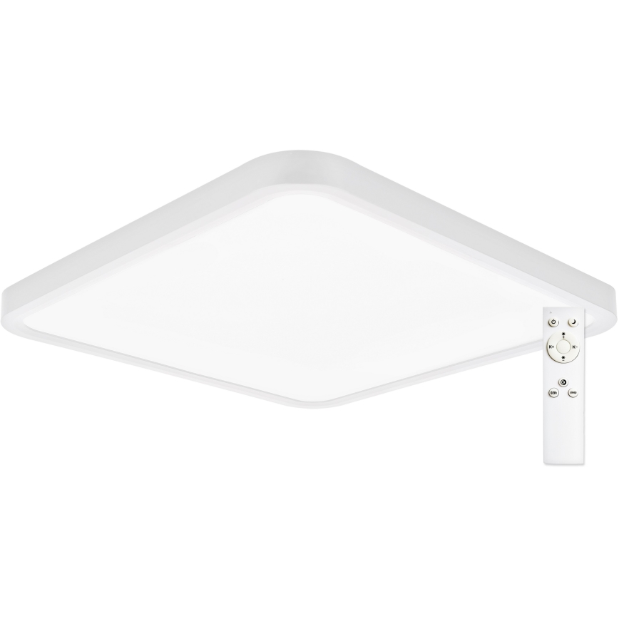 Top Light - Plafón LED regulable REVIT LED/36W/230V 3000-6500K 40x40 cm blanco + control remoto