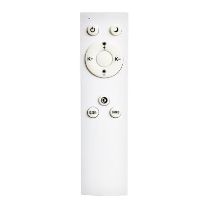 Top Light - Plafón LED regulable REVIT LED/36W/230V 3000-6500K 40x40 cm negro + control remoto