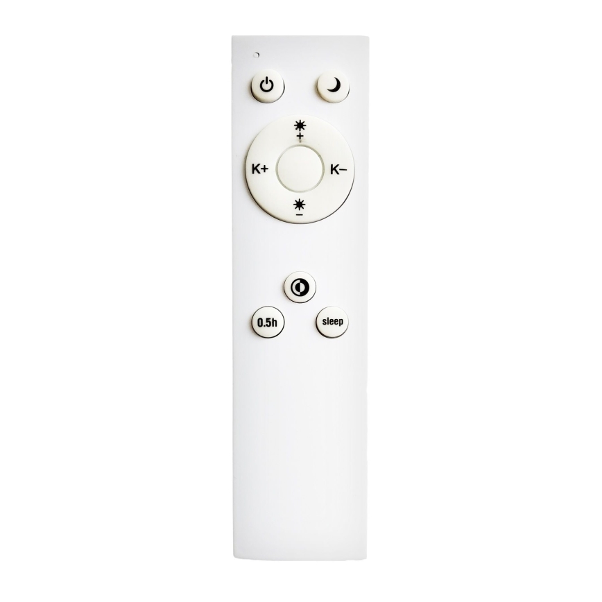 Top Light - Plafón LED regulable REVIT LED/36W/230V 3000-6500K 40x40 cm negro + control remoto