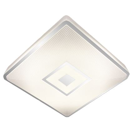 Top Light - Plafón LED RGB regulable RAINBOW LED/24W/230V cuadrado + control remoto