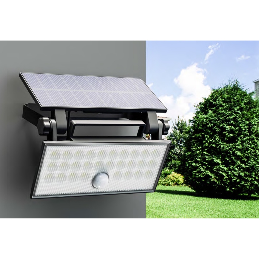 Top Light - Proyector solar de pared LED con sensor HELEON PRO LED/8W/3,7V IP65 4000K 2600 mAh
