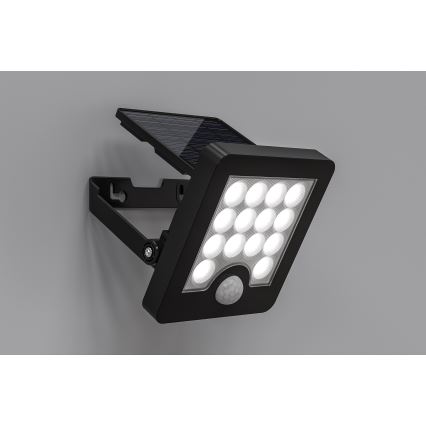 Top Light - Proyector solar de pared LED con sensor HELEON S LED/5W/3,7V IP65 4000K 1800 mAh
