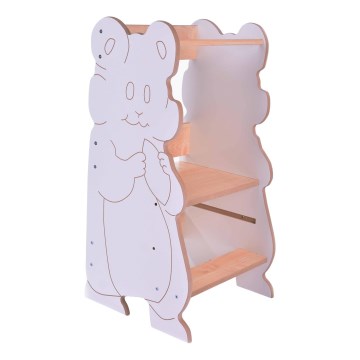 Torre de aprendizaje HAMSTER blanco/arce