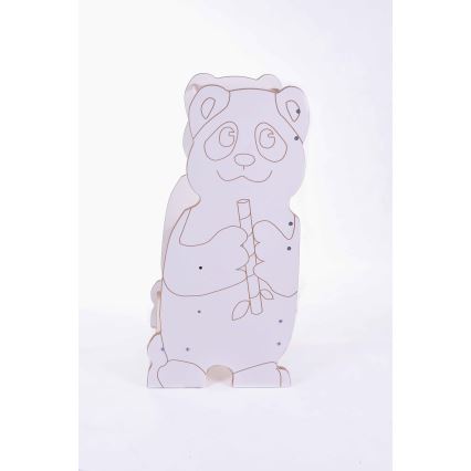 Torre de aprendizaje PANDA blanco/arce