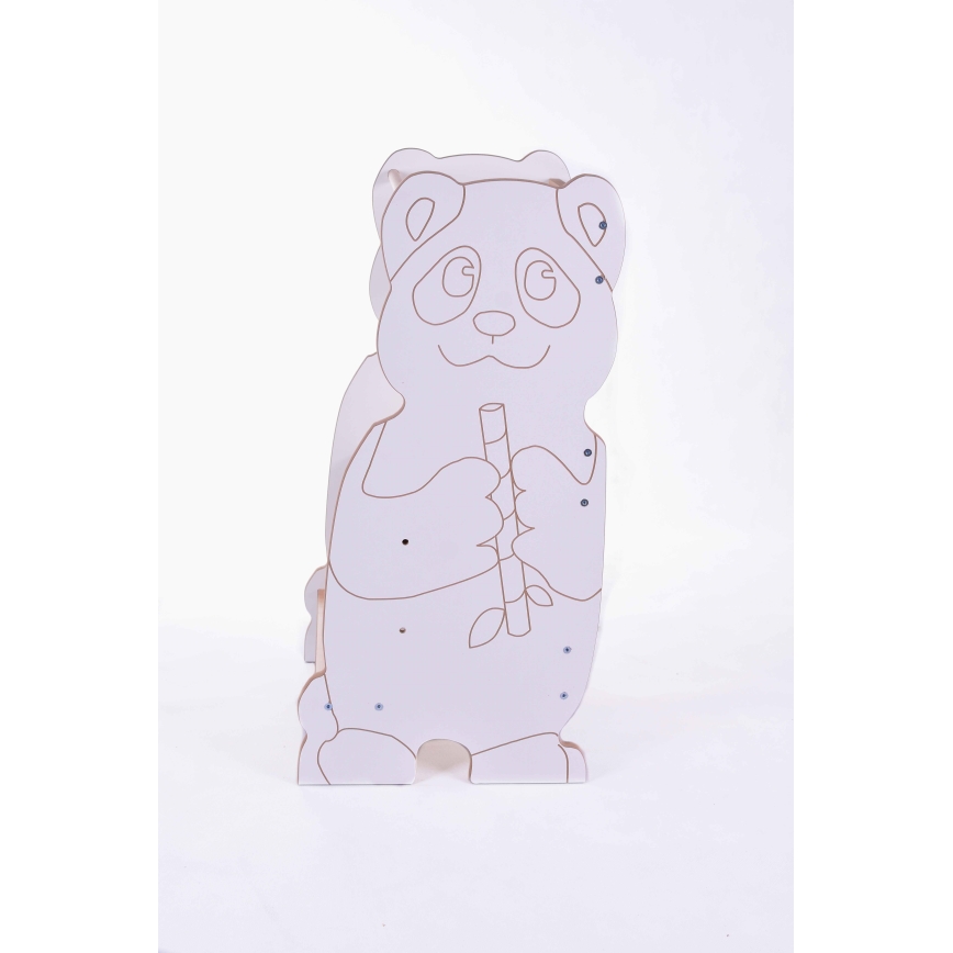 Torre de aprendizaje PANDA blanco/arce