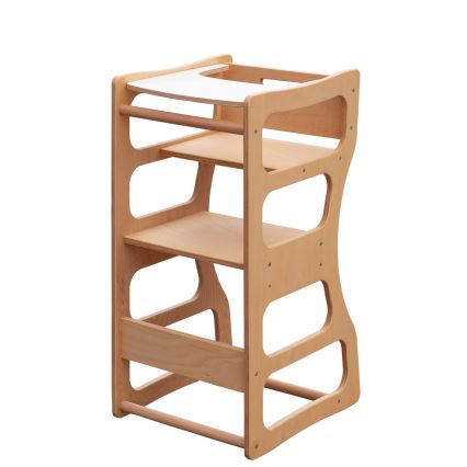 Torre de aprendizaje TWINN 83x45 cm marrón