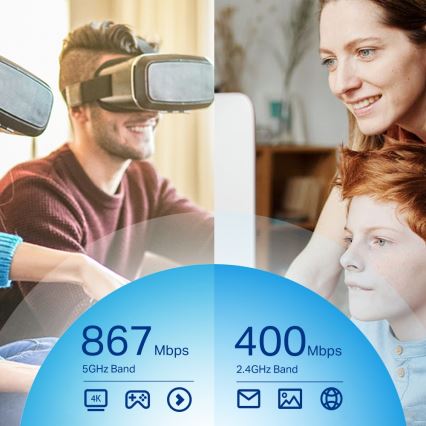 TP-Link - Adaptador USB inalámbrico de alta ganancia con antenas dobles