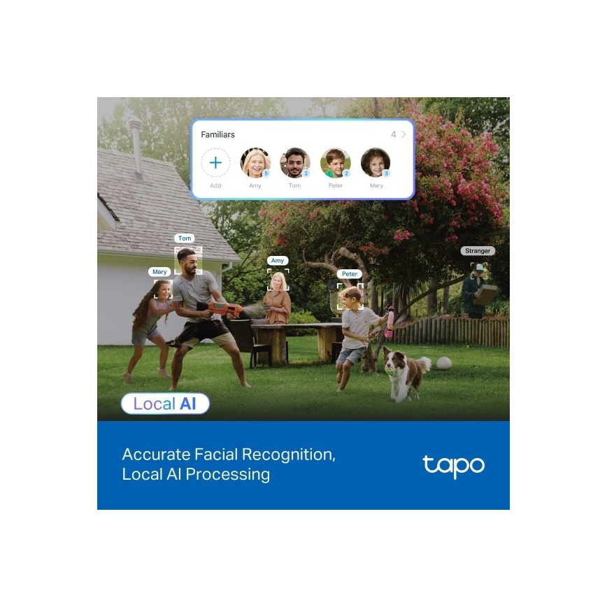 TP-Link - Cámara exterior IP66 Wi-Fi