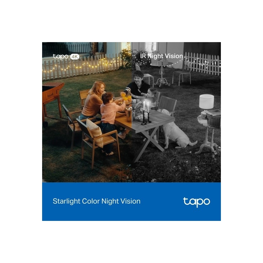 TP-Link - Cámara exterior IP66 Wi-Fi