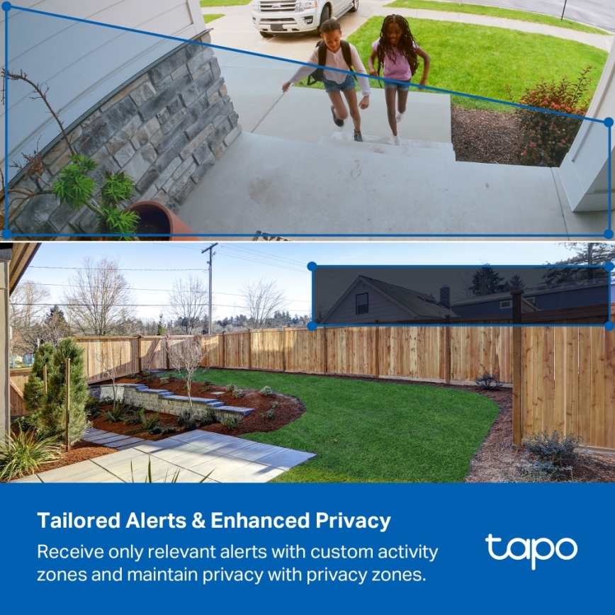 TP-Link - Cámara inteligente para exteriores IP65 5V Wi-Fi